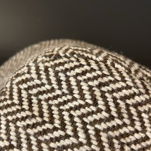 American Eagle Outfitters Wool Bucket Hat Brown Herringbone - Picture 11 of 11